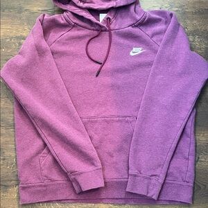 Nike Women's Plum/Purple Pullover Hoodie